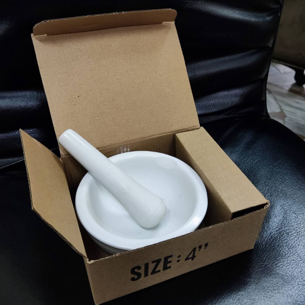 陶瓷乳缽研磨組（缽碗＋研磨棒） 圖片 4